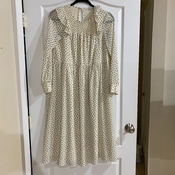 madewell polka dot midi dress - Picture 7 of 8